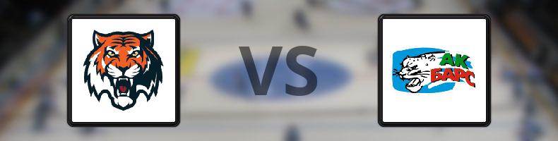 Amur Chabarovsk - AK Bars Kazan odds, speltips, resultat i KHL