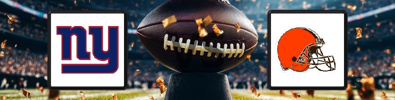 New York Giants - Cleveland Browns odds, speltips, resultat i NFL