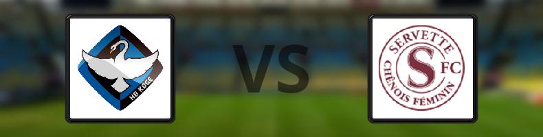 HB Köge - Servette odds, speltips, resultat i Champions League damer