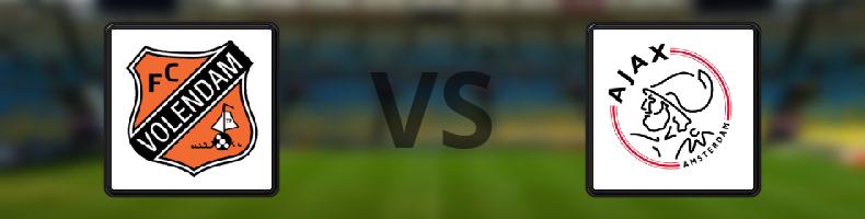 Volendam - Ajax odds, speltips, resultat i Eredivisie