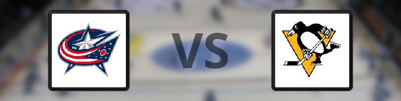 Columbus Blue Jackets - Pittsburgh Penguins odds, speltips, resultat i NHL