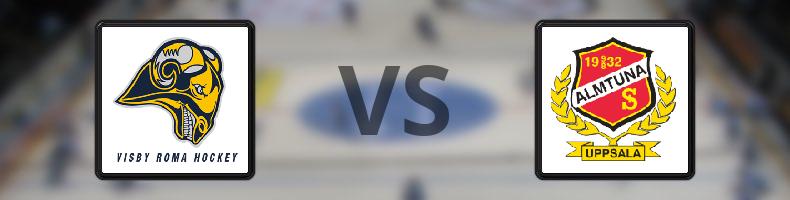 Visby/Roma HK - Almtuna odds, speltips, resultat i HockeyAllsvenskan