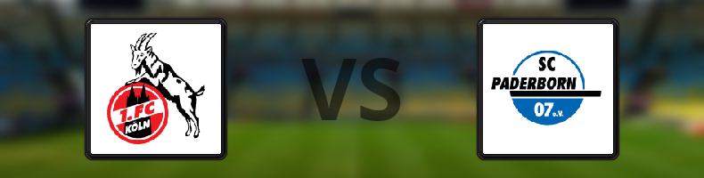 FC Köln - SC Paderborn 07 odds, speltips, resultat i Bundesliga