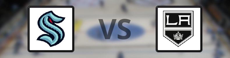 Seattle Kraken - Los Angeles Kings odds, speltips, resultat i NHL