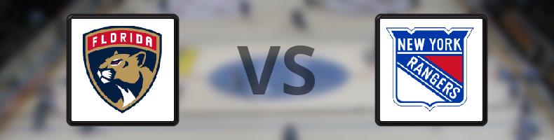 Florida Panthers - New York Rangers odds, speltips, resultat i NHL