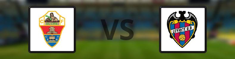 Elche - Levante odds, speltips, resultat i La Liga