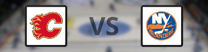 Calgary Flames - New York Islanders odds, speltips, resultat i NHL