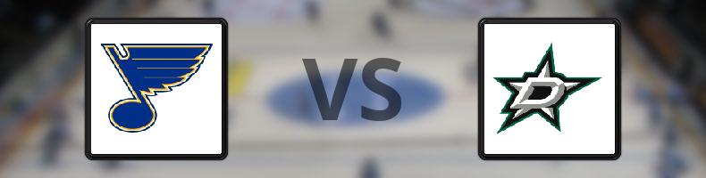 St Louis Blues - Dallas Stars odds, speltips, resultat i NHL
