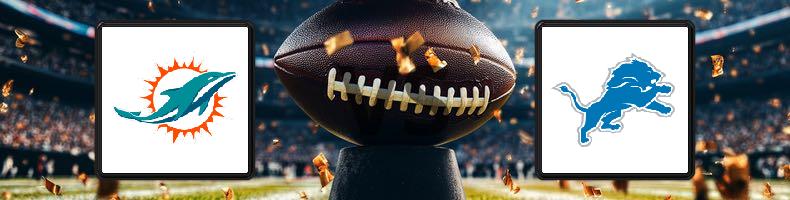 Miami Dolphins - Detroit Lions odds, speltips, resultat i NFL