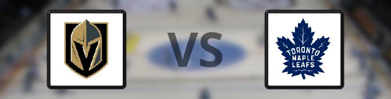 Vegas Golden Knights - Toronto Maple Leafs odds, speltips, resultat i NHL