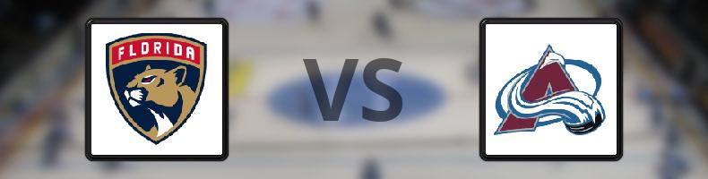 Florida Panthers - Colorado Avalanche odds, speltips, resultat i NHL