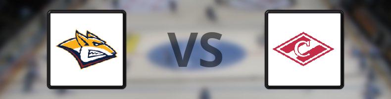 Magnitogorsk - Spartak Moskva odds, speltips, resultat i KHL
