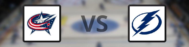 Columbus Blue Jackets - Tampa Bay Lightning odds, speltips, resultat i NHL