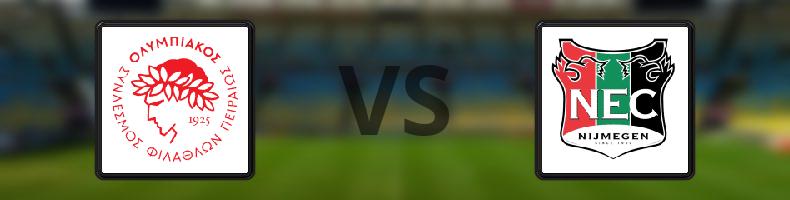 Olympiakos - NEC Nijmegen odds, speltips, resultat i Champions League