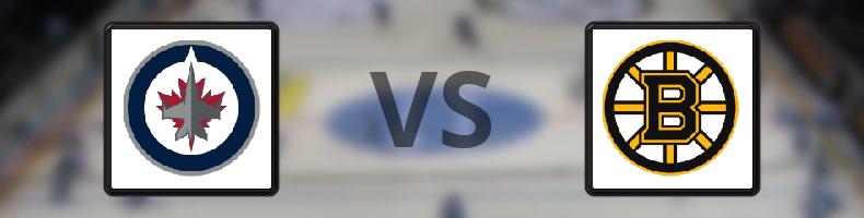 Winnipeg Jets - Boston Bruins odds, speltips, resultat i NHL