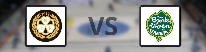 Brynäs - Björklöven odds, speltips, resultat i SHL