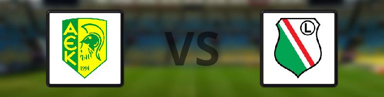 AEK Larnaca - Legia Warszawa odds, speltips, resultat i Europa League