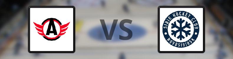 Avtomobilist Yekaterinburg - Sibir Novosibirsk odds, speltips, resultat i KHL