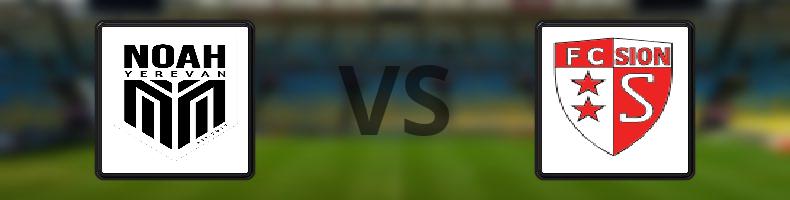 Noah Artsakh - Sion odds, speltips, resultat i Conference League