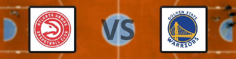 Atlanta Hawks - Golden State Warriors odds, speltips, resultat i NBA