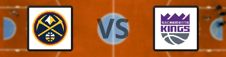 Denver Nuggets - Sacramento Kings odds, speltips, resultat i NBA