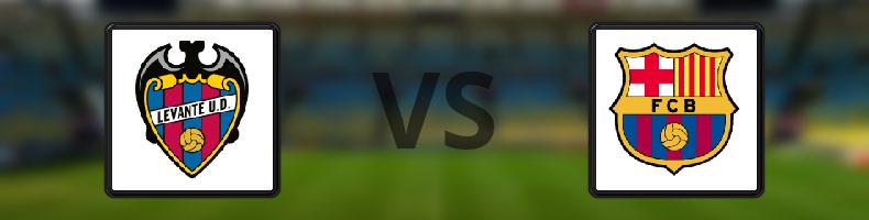 Levante - Barcelona odds, speltips, resultat i La Liga