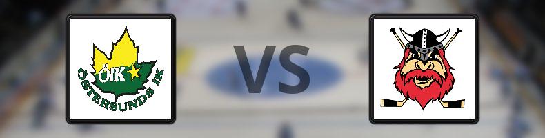 Östersunds IK - Nybro odds, speltips, resultat i HockeyAllsvenskan