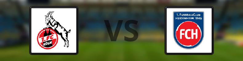 FC Köln - FC Heidenheim odds, speltips, resultat i Bundesliga