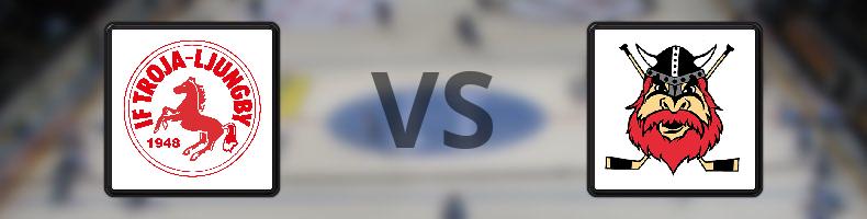 Troja/Ljungby - Nybro odds, speltips, resultat i HockeyAllsvenskan