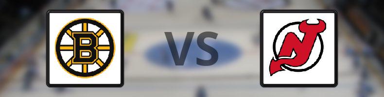 Boston Bruins - New Jersey Devils odds, speltips, resultat i NHL