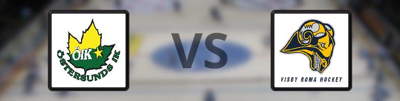 Östersunds IK - Visby/Roma HK odds, speltips, resultat i HockeyAllsvenskan
