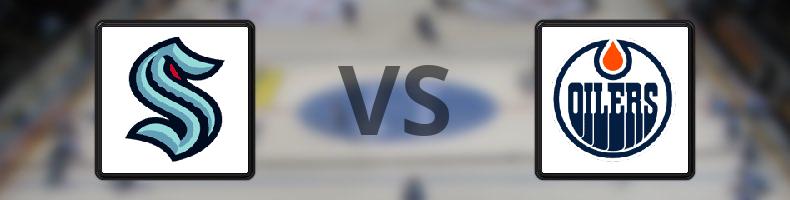 Seattle Kraken - Edmonton Oilers odds, speltips, resultat i NHL