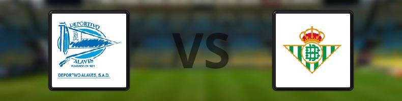 Alaves - Real Betis odds, speltips, resultat i La Liga