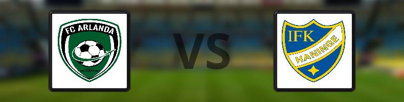FC Arlanda - IFK Haninge odds, speltips, resultat i Division 1
