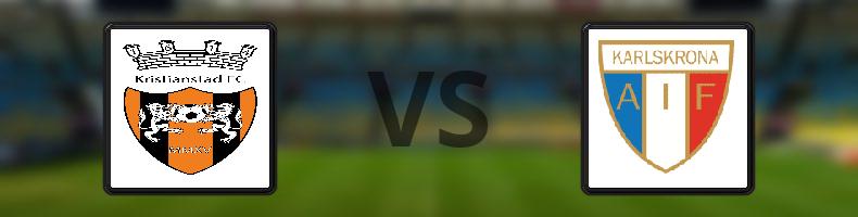 Kristianstads FF - FK Karlskrona odds, speltips, resultat i Division 2