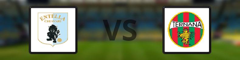 Virtus Entella - Ternana odds, speltips, resultat i Coppa Italia