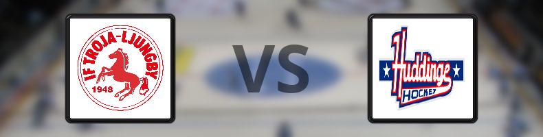 Troja/Ljungby - Huddinge odds, speltips, resultat i HockeyEttan