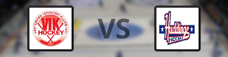 Västerviks IK - Huddinge odds, speltips, resultat i HockeyEttan