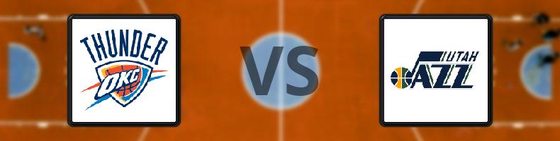 Oklahoma City Thunder - Utah Jazz odds, speltips, resultat i NBA