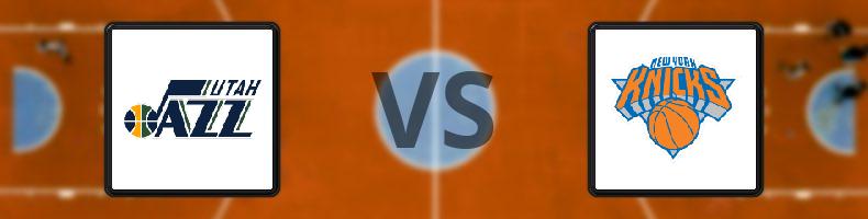 Utah Jazz - New York Knicks odds, speltips, resultat i NBA