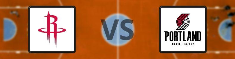 Houston Rockets - Portland Trail Blazers odds, speltips, resultat i NBA