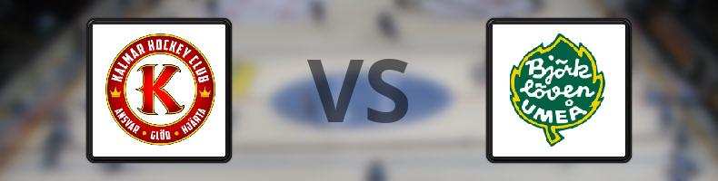 Kalmar HC - Björklöven odds, speltips, resultat i HockeyAllsvenskan