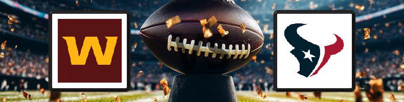 Washington Redskins - Houston Texans odds, speltips, resultat i NFL