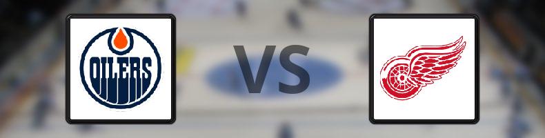 Edmonton Oilers - Detroit Red Wings odds, speltips, resultat i NHL