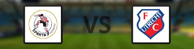 Sparta Rotterdam - Utrecht odds, speltips, resultat i Eredivisie