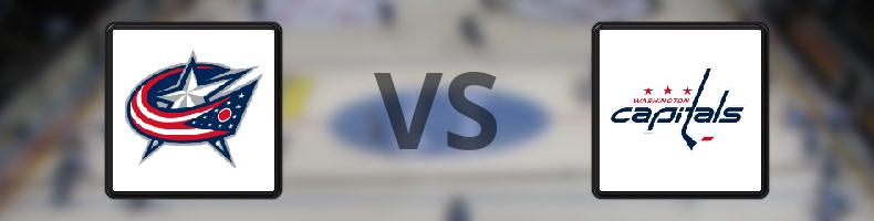 Columbus Blue Jackets - Washington Capitals odds, speltips, resultat i NHL