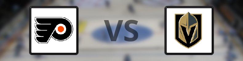 Philadelphia Flyers - Vegas Golden Knights odds, speltips, resultat i NHL