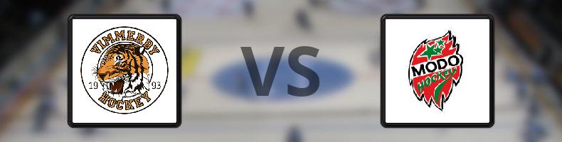 Vimmerby HC - MODO odds, speltips, resultat i HockeyAllsvenskan