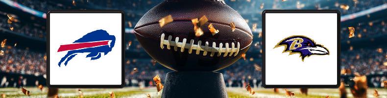 Buffalo Bills - Baltimore Ravens odds, speltips, resultat i NFL