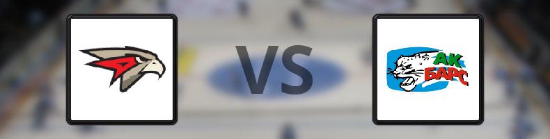 Avangard Omsk - AK Bars Kazan odds, speltips, resultat i KHL